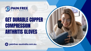 Get Durable Copper Compression Arthritis Gloves