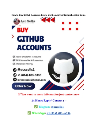 Top 9 Places To Buy Old Github Accounts In 2025