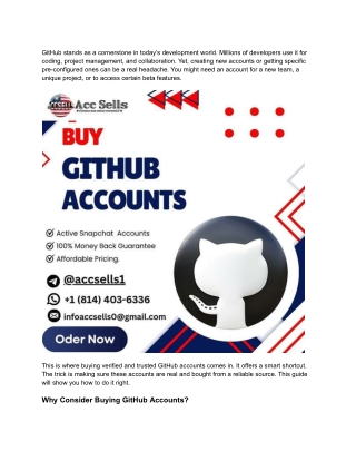 10 Best Places to Buy GitHub Accounts Online