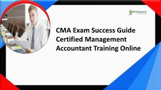 CMA Exam Success Guide Certified Management Accountant Training Online