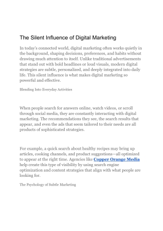 The Importance of digital Marketing for Modern Businesses