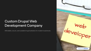 Drupal Web Development Services by Hapus Infotech