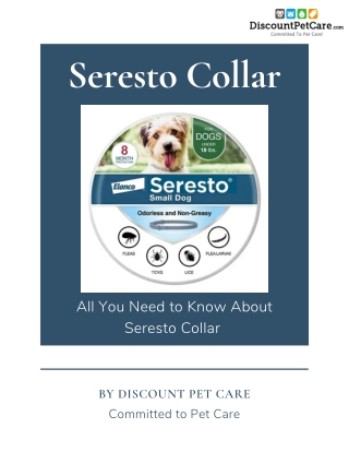 Seresto Collar for Dogs – 8-Month Flea & Tick Protection