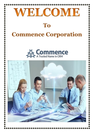 The Competitive Edge- Cloud CRM Solutions for Small Business by Commence Corporation