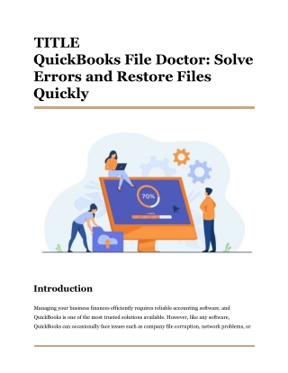 QuickBooks File Doctor_ Solve Errors and Restore Files Quickly