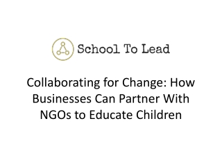 Collaborating for Change: Why Businesses Should Partner with NGOs in Gujarat