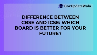 Difference Between CBSE and ICSE: Key Comparisons for Students & Parents