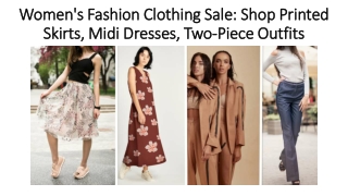 Women's Fashion Clothing Sale