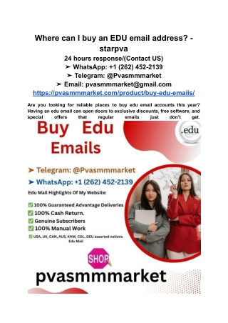Where can I buy an EDU email address