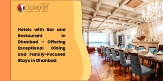 Bar Vibes & Gourmet Delights - Hotels with Bar and Restaurant in Dhanbad