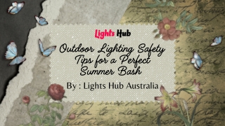 Outdoor Lighting Safety Tips for a Perfect Summer Bash