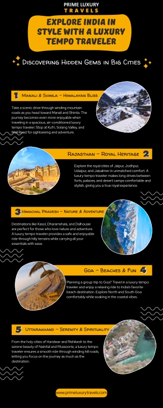 Explore India in Style with a Luxury Tempo Traveler