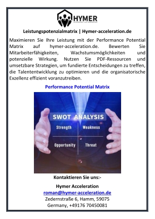 Leistungspotenzialmatrix  Hymer-acceleration.de