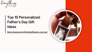 Top 10 Personalized Father’s Day Gift Ideas