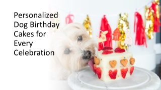 Personalized Dog Birthday Cakes for Every Celebration