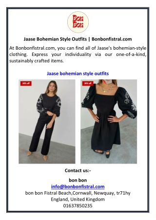 Jaase Bohemian Style Outfits  Bonbonfistral.com