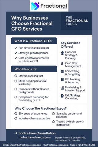 Infographic:- Why Businesses Choose Fractional CFO Services