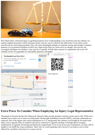 Basic Injury Attorney Charges: Just How Much Will Your Attorney Take?