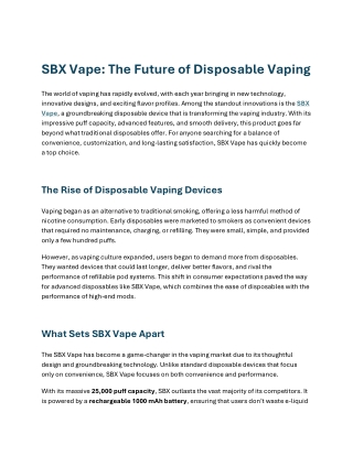 SBX Vape4