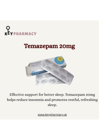 Temazepam 20mg – Sleep Aid Tablets