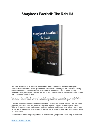 Storybook Football: The Rebuild