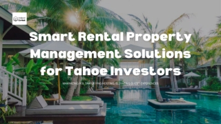 Smart Rental Property Management Solutions for Tahoe Investors