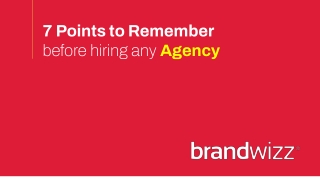 Points to remember before hiring a digital marketing agency
