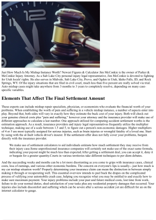 Realistic Negotiation Calculator: Computing Value Of A Situation