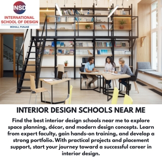 Interior Design Schools Near Me for Creative Learning