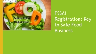 FSSAI Registration