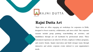 Enhance Team Spirit and Creativity with Corporate Workshops