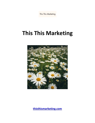 This This Marketing