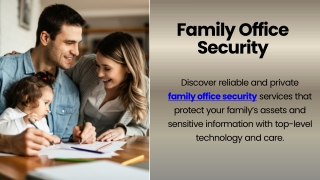 Family Office Security