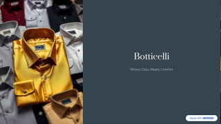 Men’s Shirts That Define Style: Formal and Checked Essentials |Botticelli