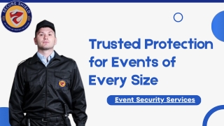 Professional Event Security Services for Any Occasion