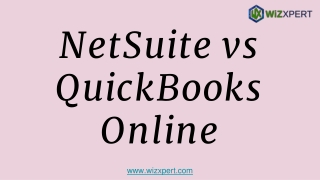 NetSuite vs QuickBooks Online