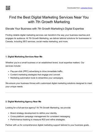 "Find the Best Digital Marketing Services Near You with 7th Growth Marketing"