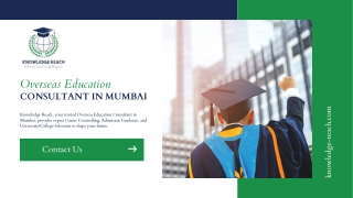 Overseas Education Consultant in Mumbai - Knowledge Reach