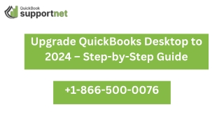 Upgrade QuickBooks Desktop to 2024