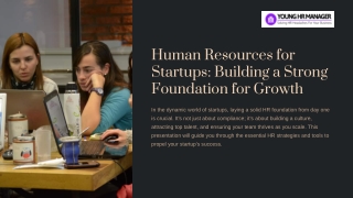 Human Resources for Startups: Simplify HR with Smart Systems