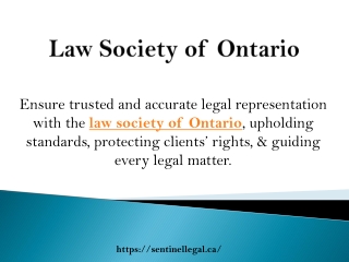 Law Society of Ontario