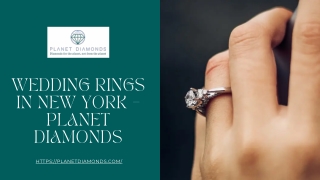 Wedding Rings in New York – Planet Diamonds