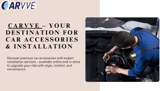 Carvve – Crystal Clear Sound for Every Drive