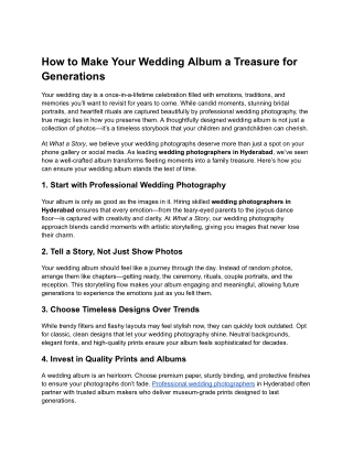 Wedding photographer in Hyderabad