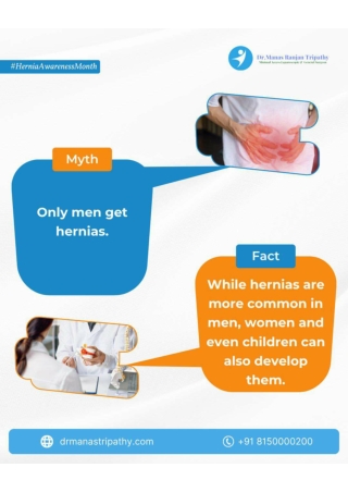 Hernias aren’t just a man’s issue_Dr Manas Tripaty_Proctologist in HSR Layout