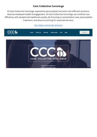 Care Collective Concierge