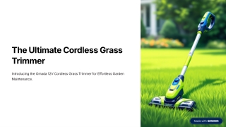 Omada 12V Cordless Grass Trimmer