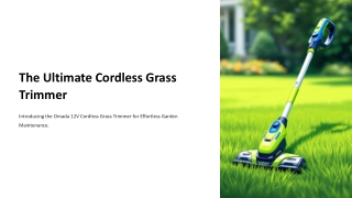 Omada 12V Cordless Grass Trimmer