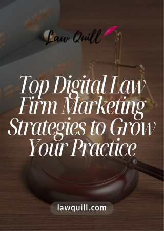Best Digital Law Firm Marketing Strategies for Lawyers