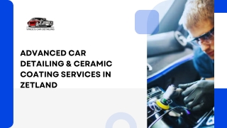 Advanced Car Detailing & Ceramic Coating Services in Zetland